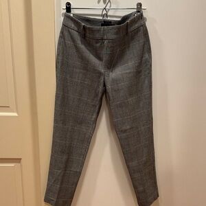 Talbots Gray Plaid Dress Pants